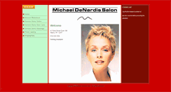 Desktop Screenshot of michaeldenardissalon.com